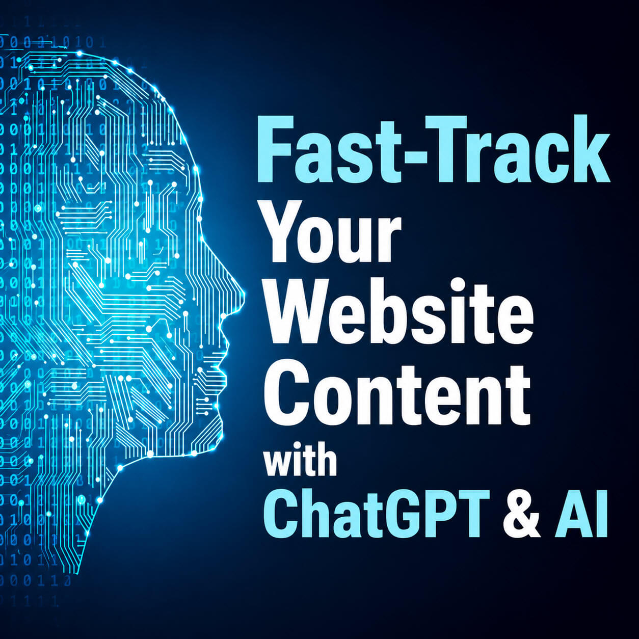 fast track your website content with AI